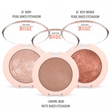 Nude Look Matte Baked Eyeshadow GR 03 Caramel Nude
